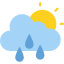 light rain